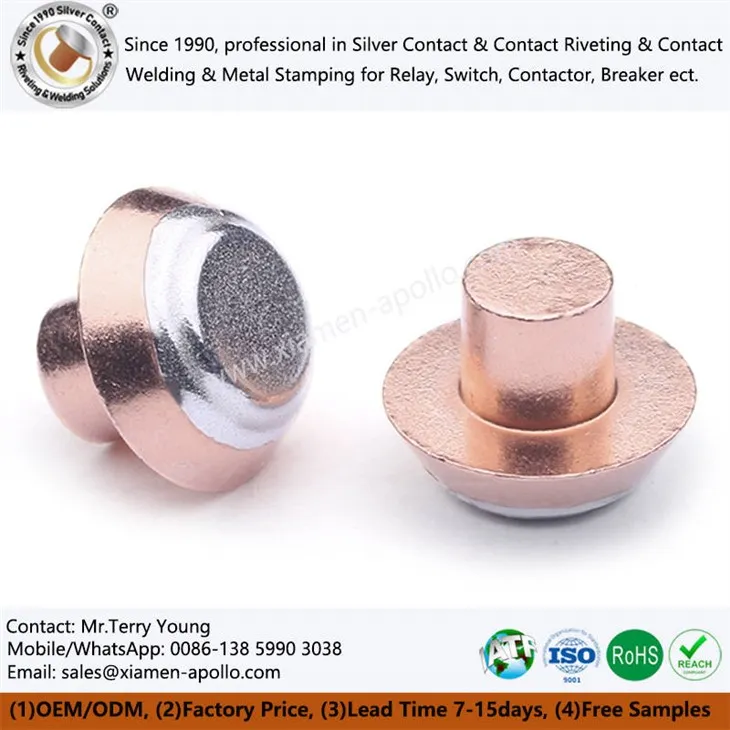 Special Bimetal Silver Contact Special Bimetal Silver Contact