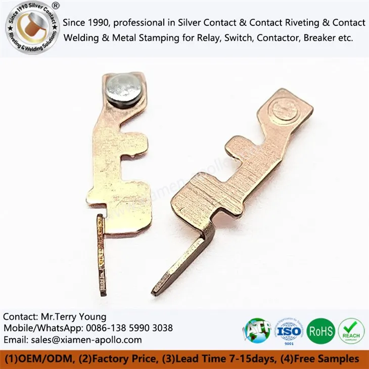 Berilio vario kniedės rinkinys