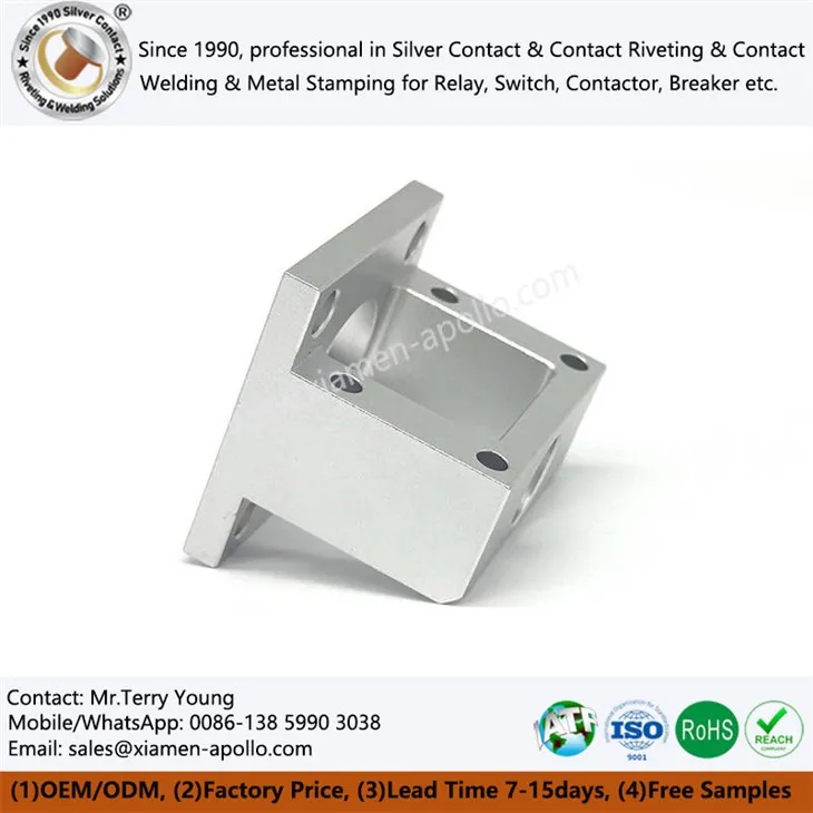 CNC aliuminio frezavimo komponentai