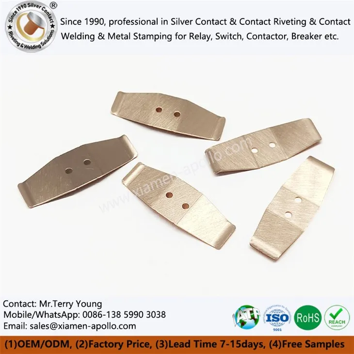 Vario metalo antspaudų elektrinės dalys