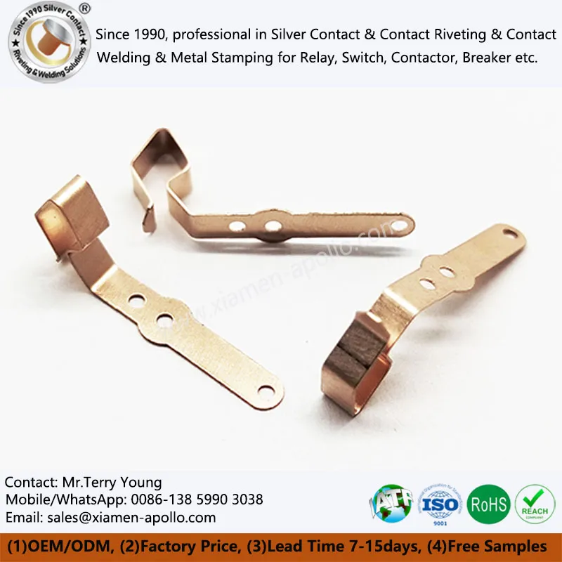 Vario štampuoti komponentai jungiklio lizdui