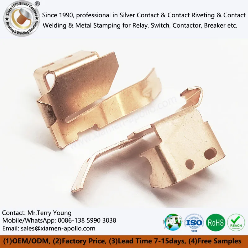 Vario štampavimo spyruokliniai kontaktai elektros jungikliui