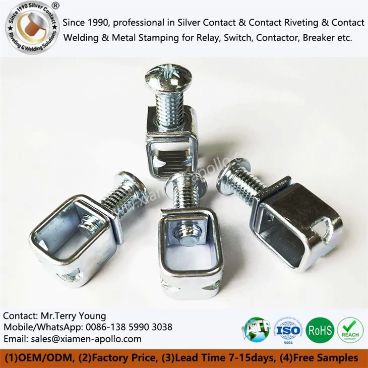 „Clamp“ vielos terminalas grandinės pertraukikliui