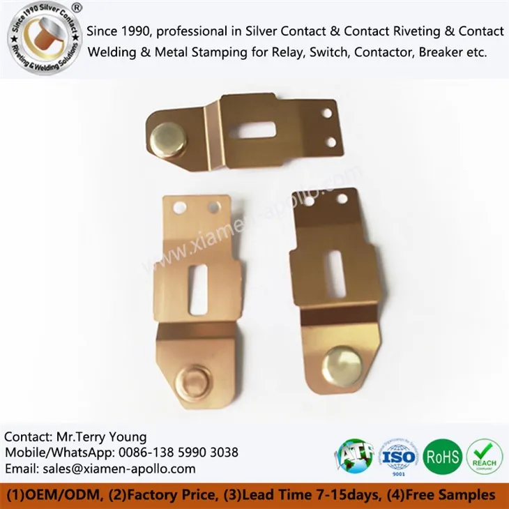 Saulės nuolatinės relės elektros kontaktai