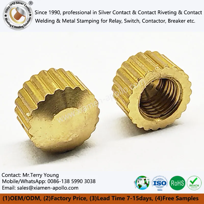 Riektuota apvali veržlė