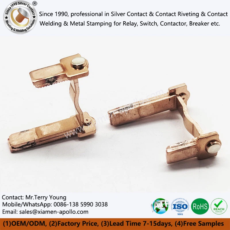 Silver Tip Contact with copper terminal Silver Tip Contact with copper terminal