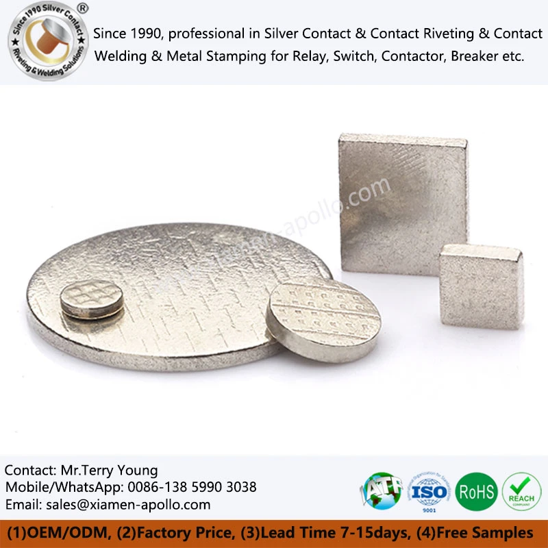 Brazed Silver Contact for Electrical Brazed Silver Contact for Electrical