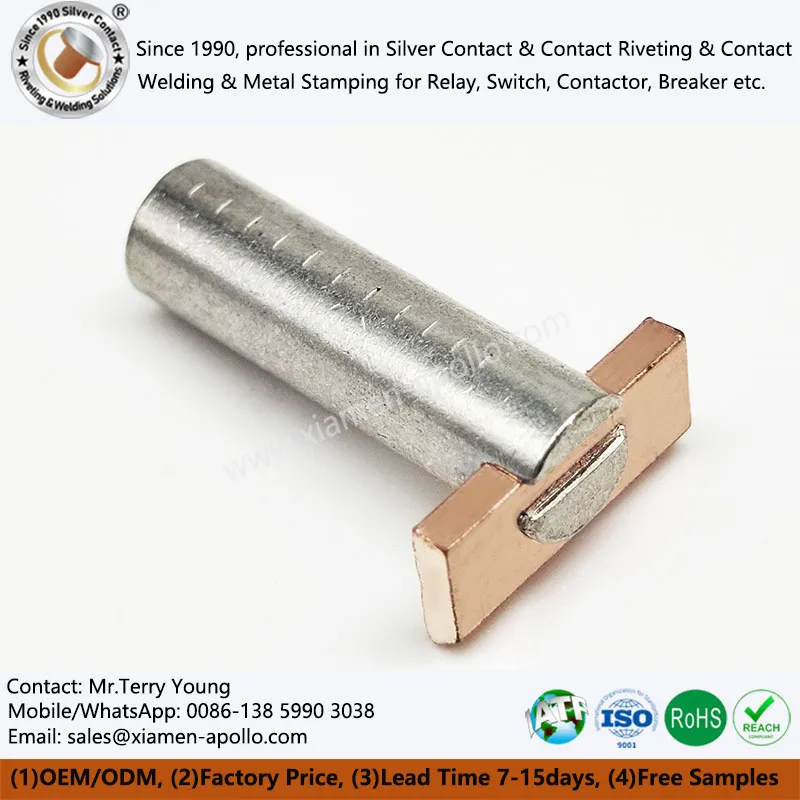 Grynos geležies šerdys kintamosios srovės relei